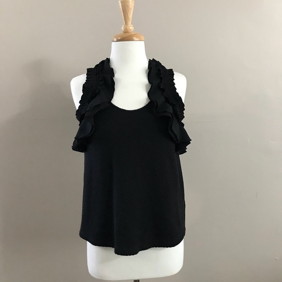 Anthropologie Tops - Anthropologie Black Blouse